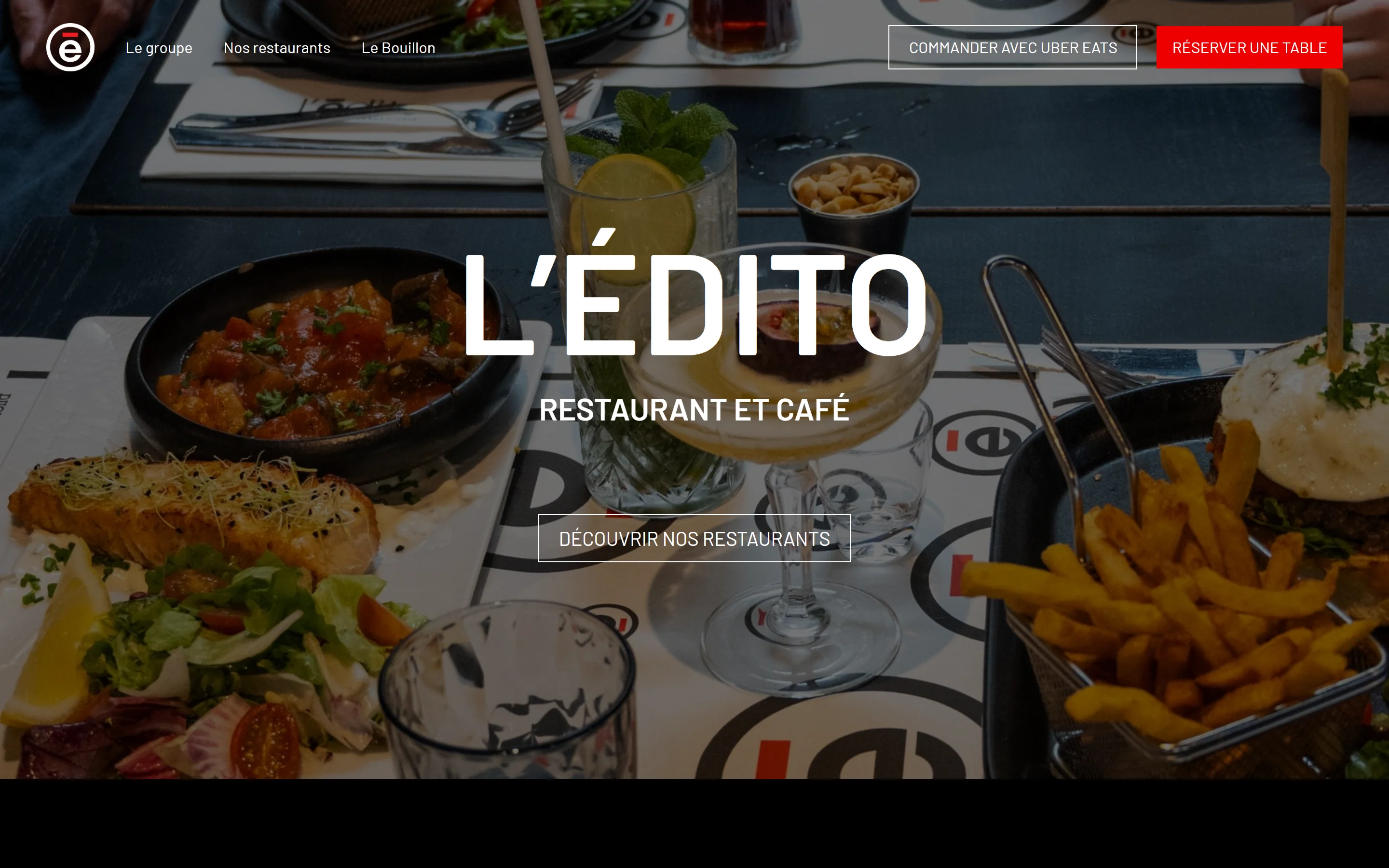 Accueil du site du groupe L'Édito
